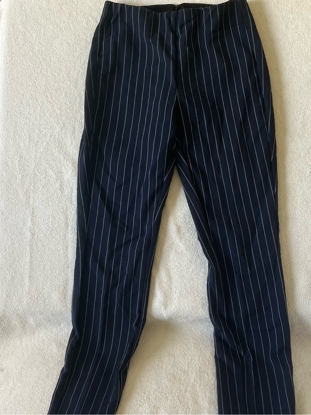 rag & bone Navy Pinstripe Trousers size 2